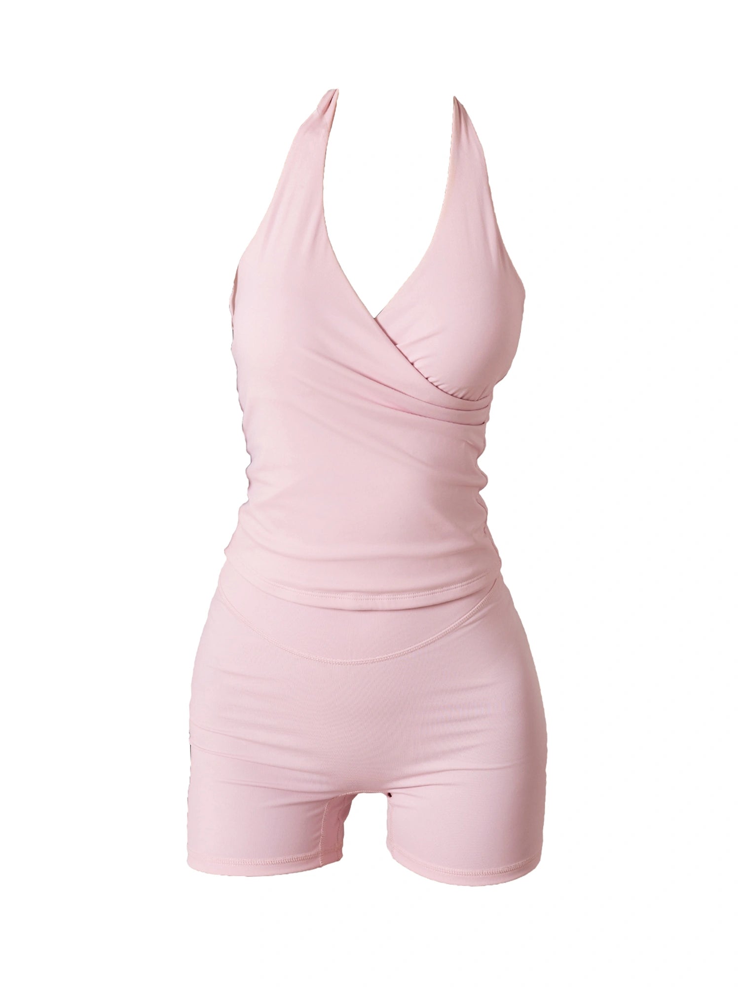 Fitness Halter Neck Vest Outfit Suit for Women