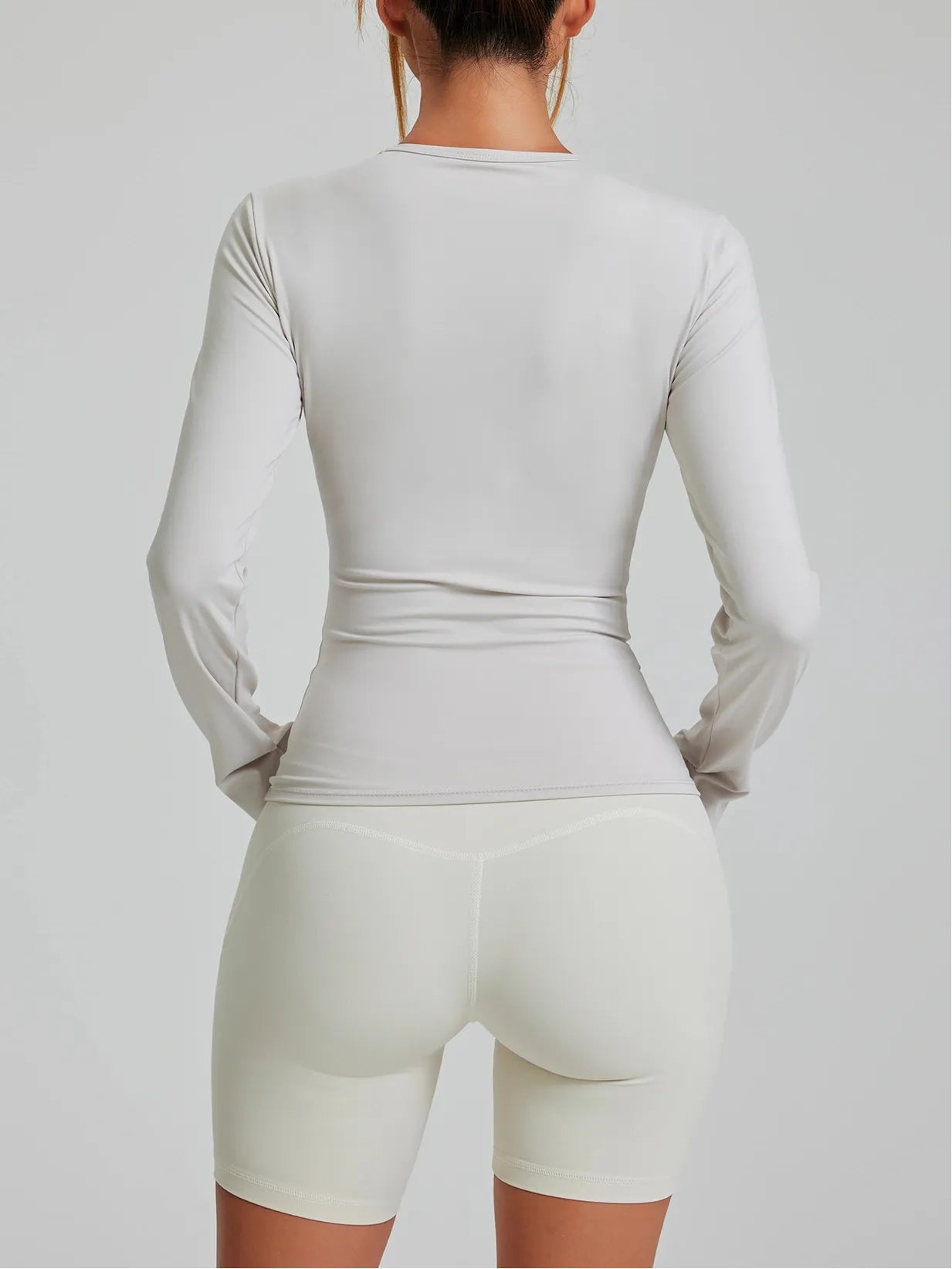 Fitness Double-sided Brushed Fabric T-Shirt for Women