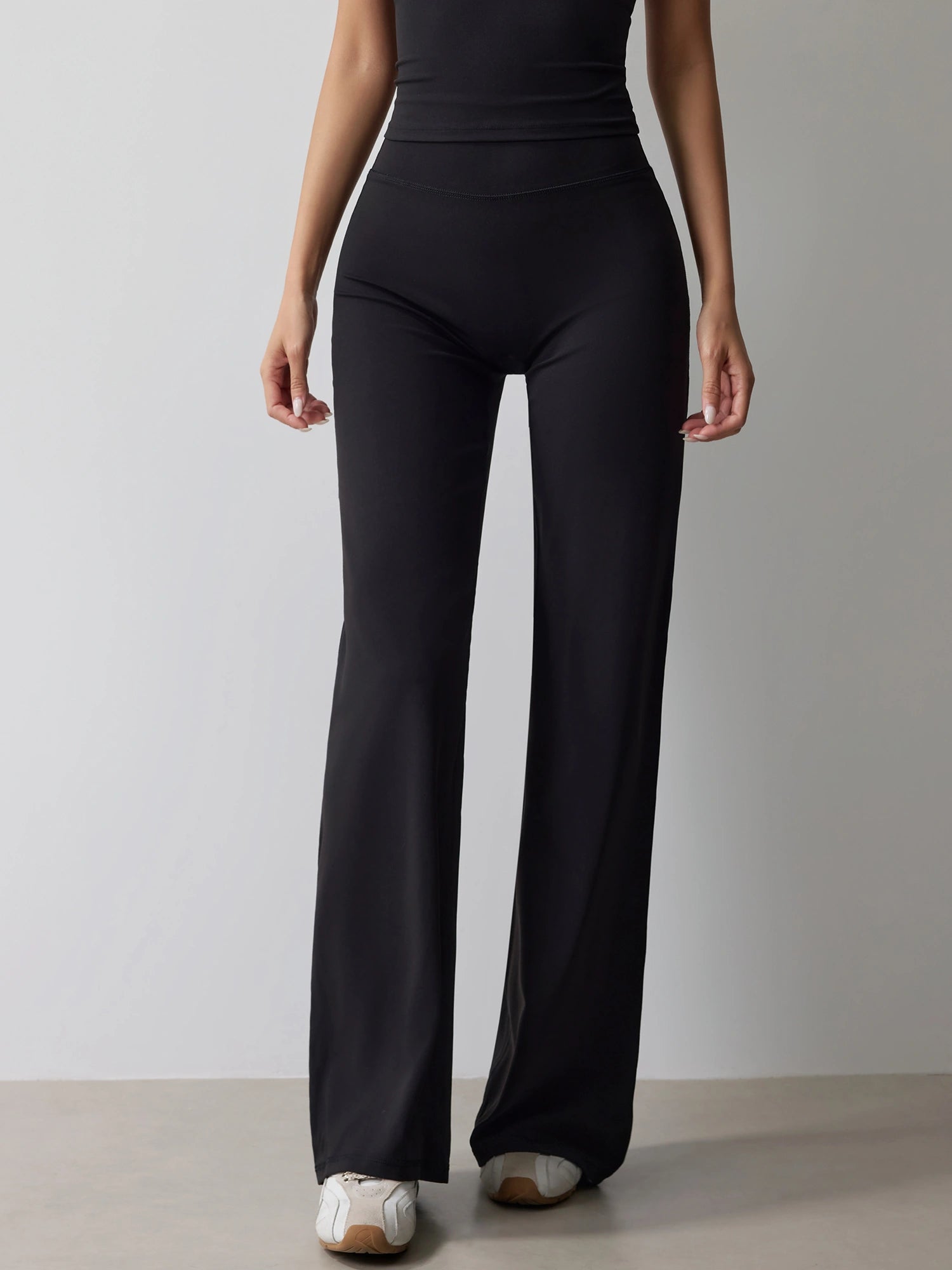 Fitness Tank and Wide-leg Pants Outfit Suit for Women
