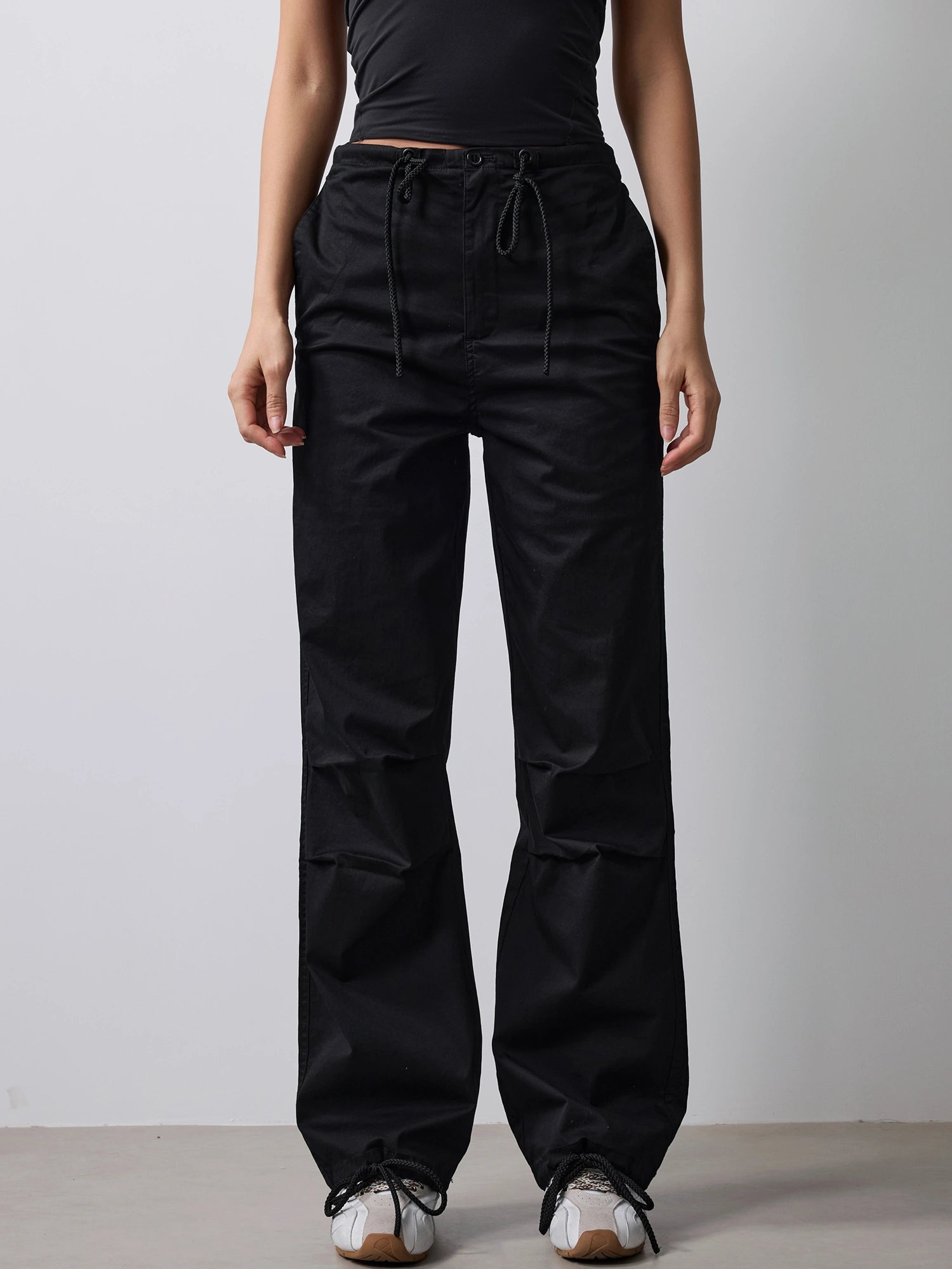 Cargo Pants for Women with Adjustable Drawstring
